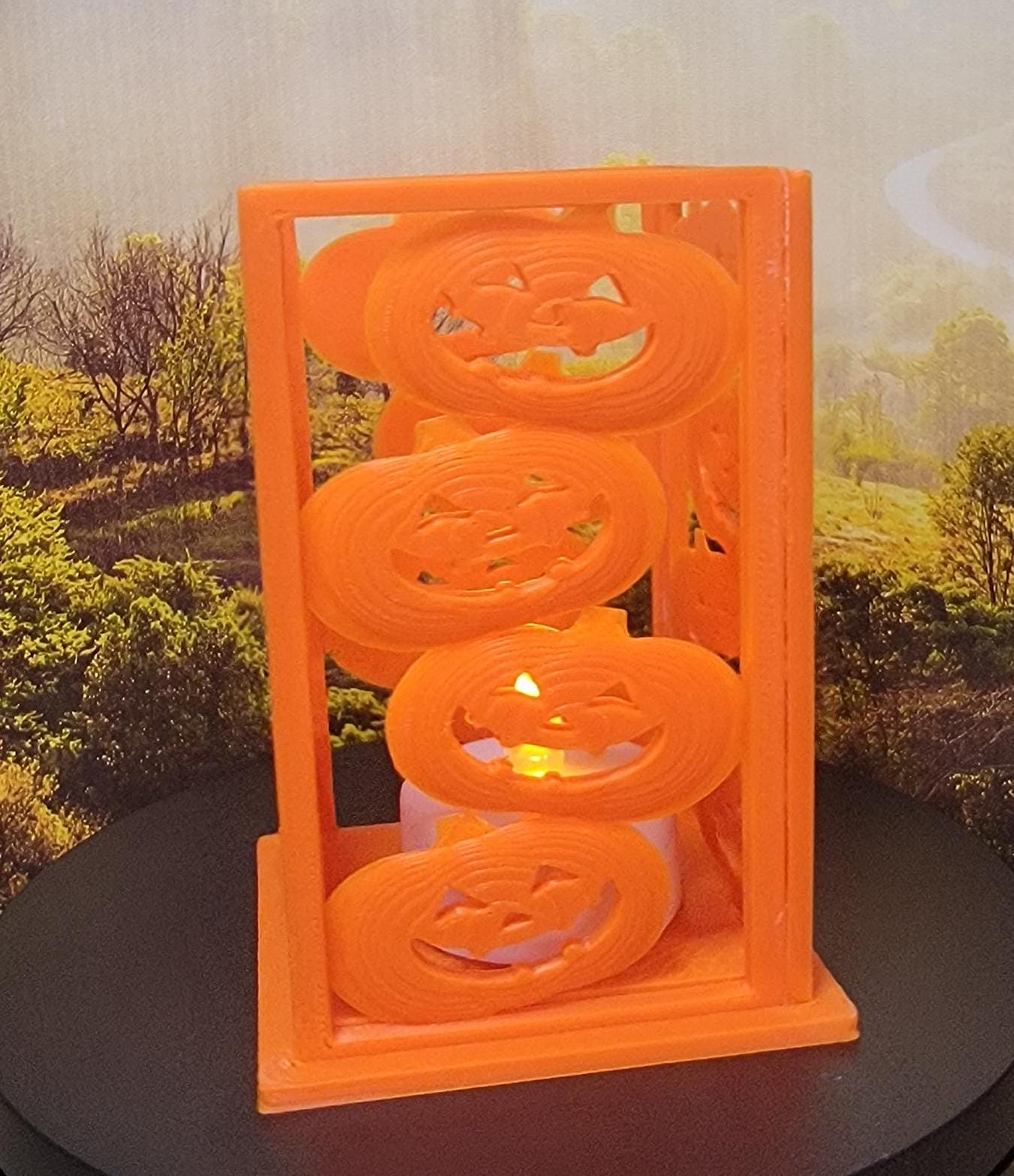 Halloween Pumkin tealight lantern