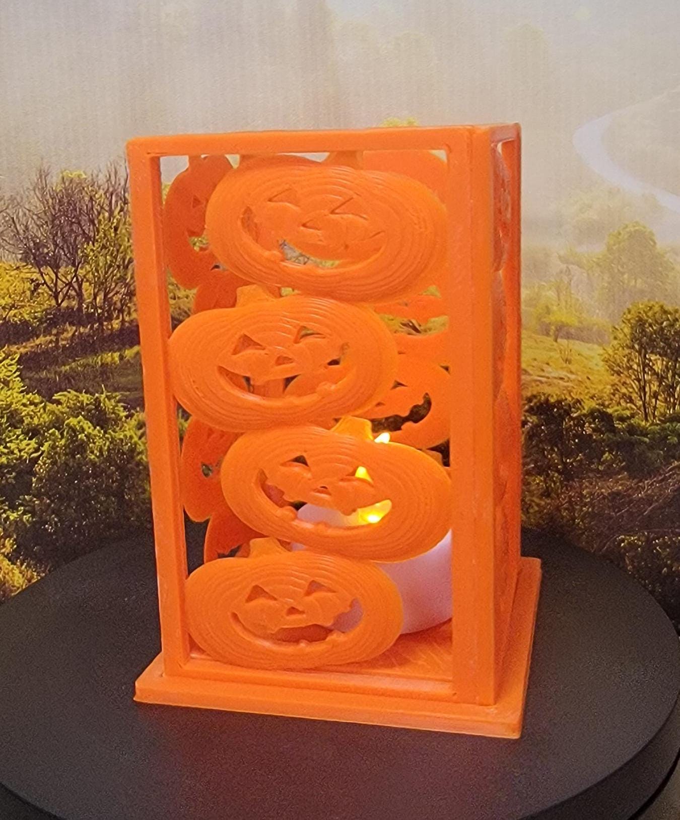 Halloween Pumkin tealight lantern