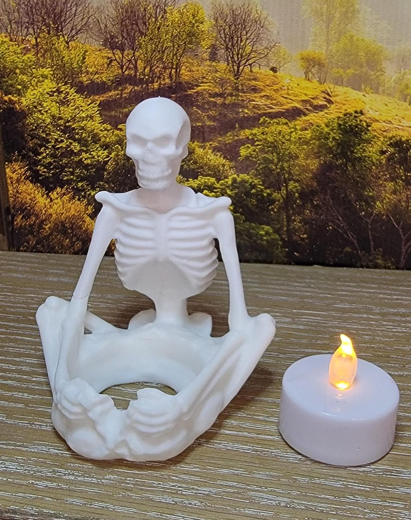 Skeleton tealight Holder