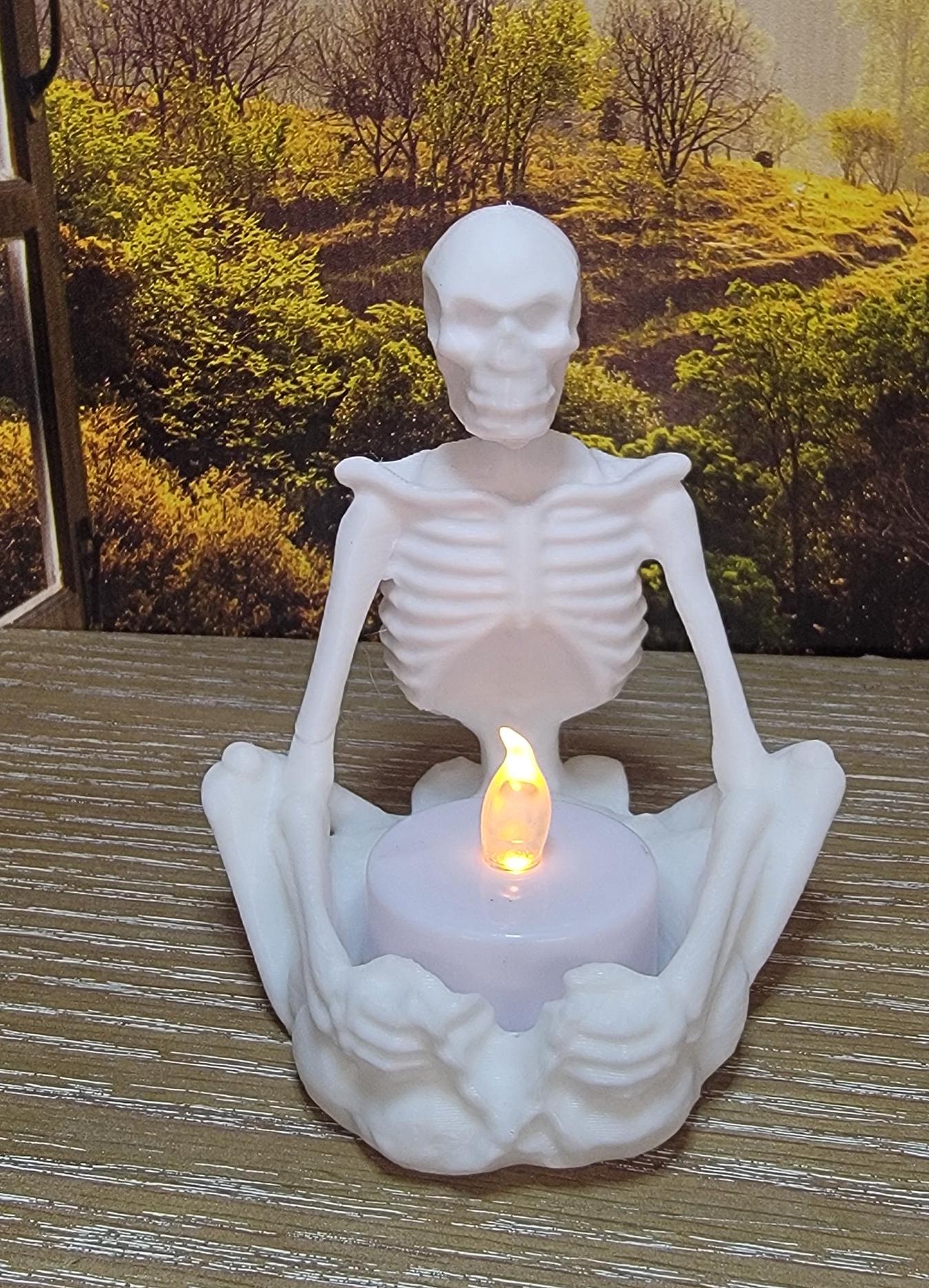 Skeleton tealight Holder