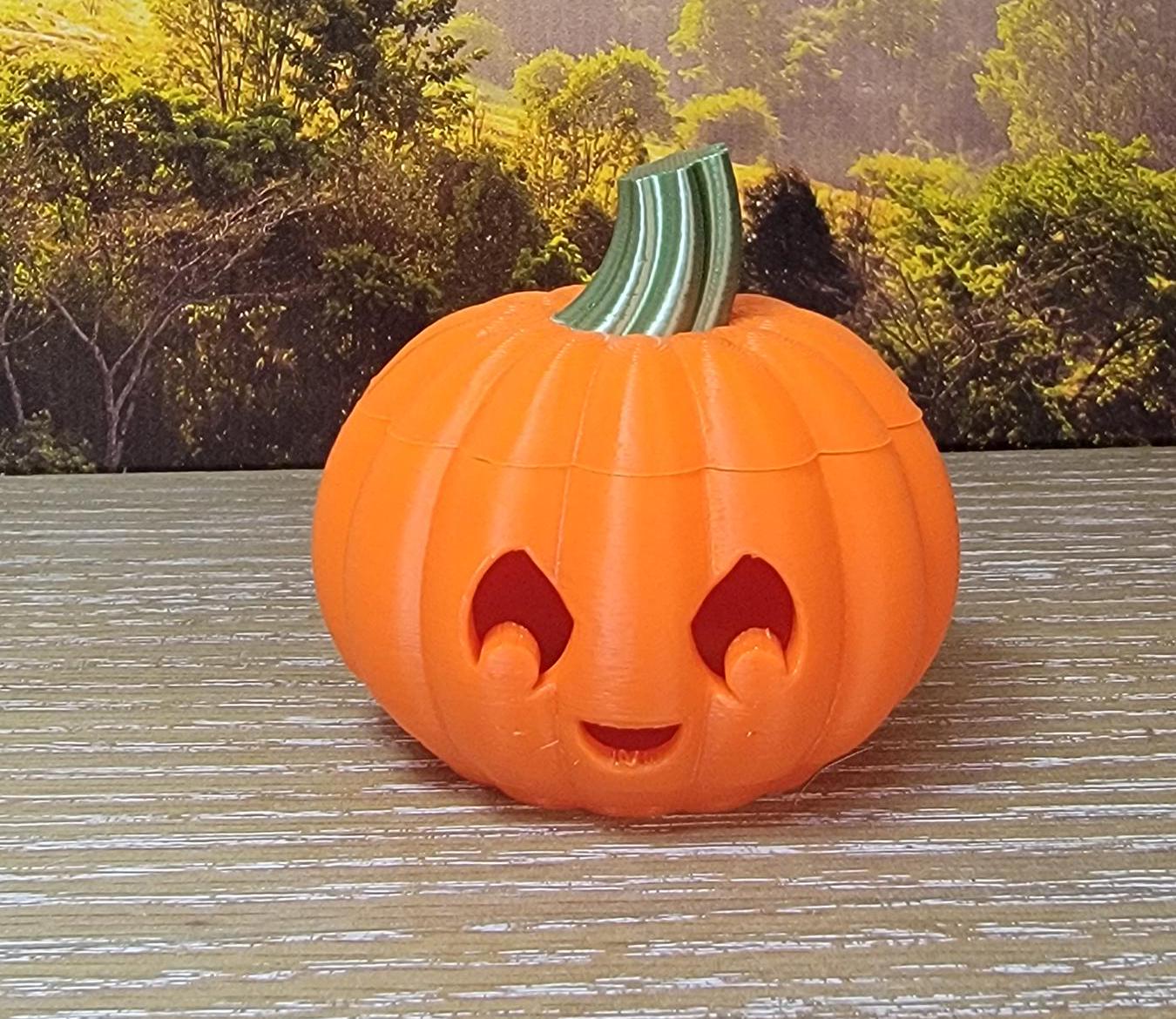 Halloween jack-o-lantern tealight holders