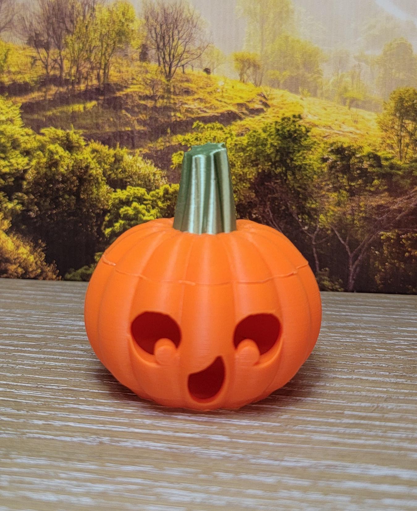 Halloween jack-o-lantern tealight holders