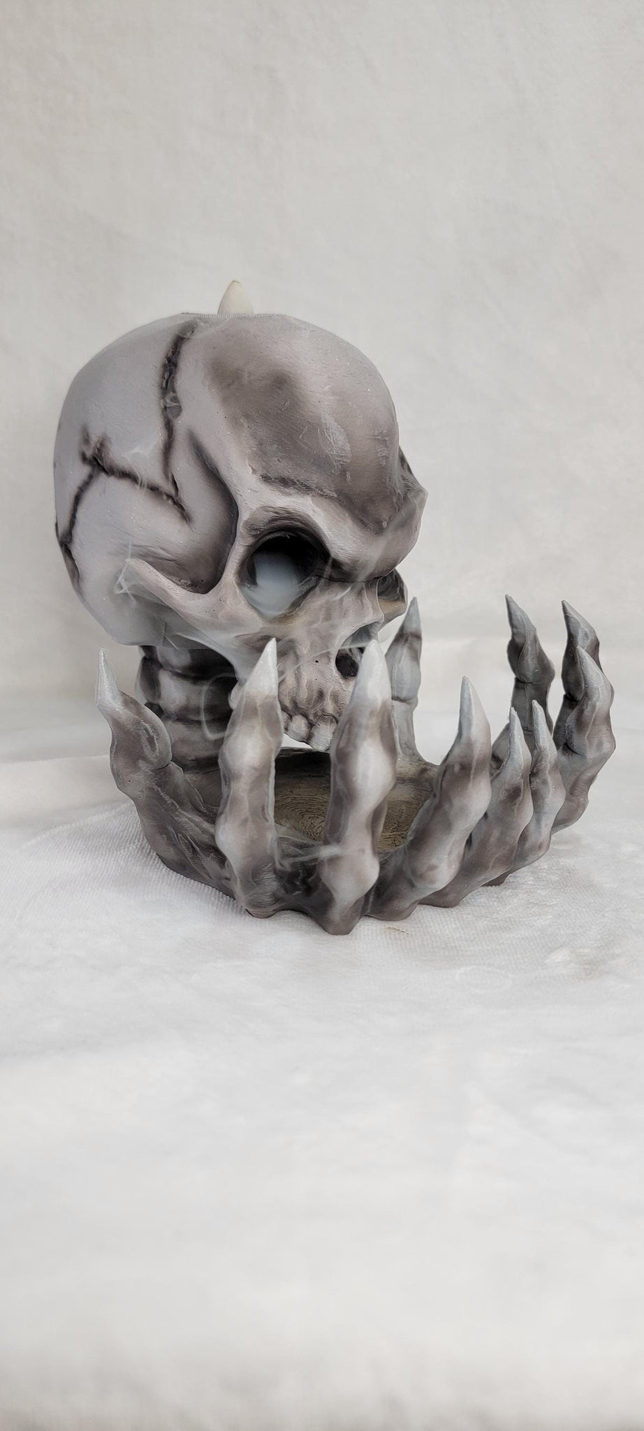 The Phantom Skull Backflow Burner for incense