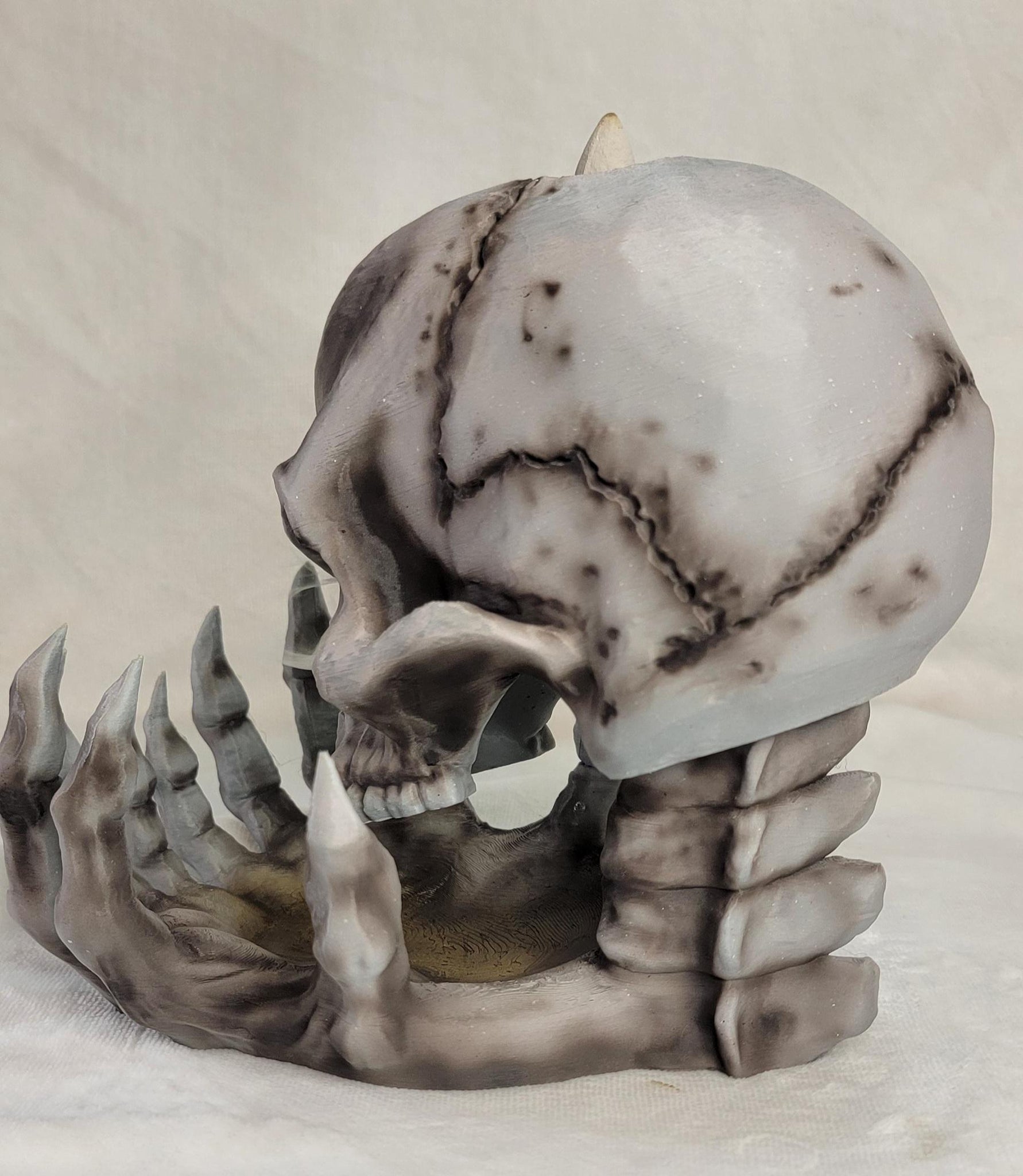 The Phantom Skull Backflow Burner for incense