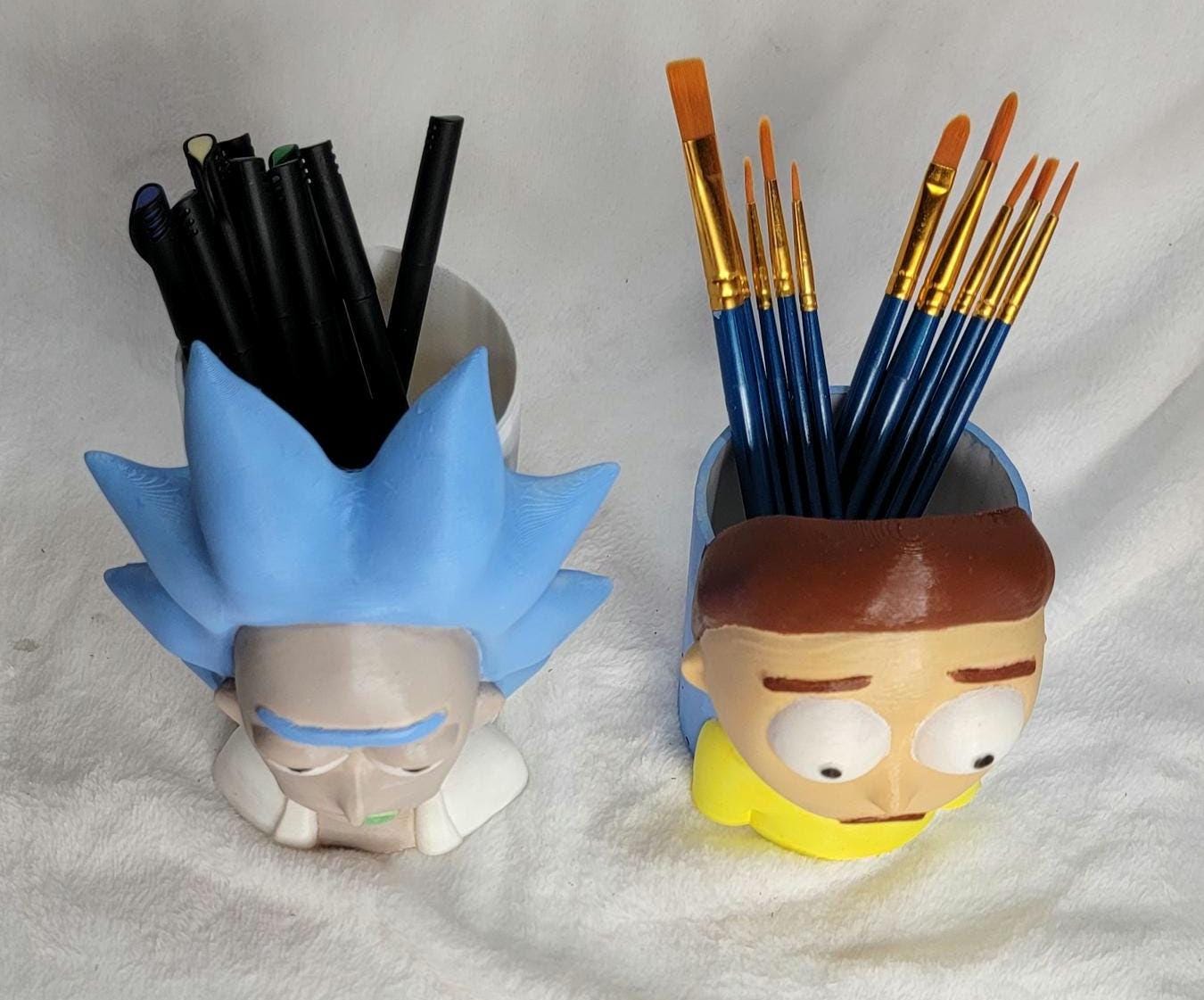 Morty of  Rick and Morty  Pencil, Pen, Marker, Scissor, & Paint brush holder